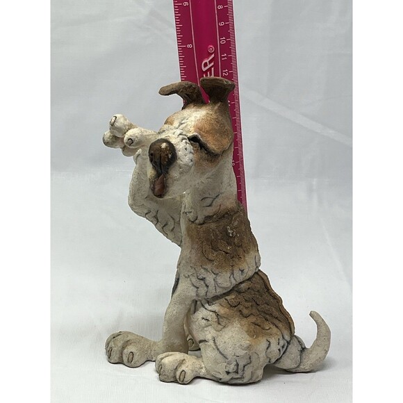 Country Artists A Breed Apart Sculpture Bulldog Puppy 7.5” Dog “Rascal” Terrier - Picture 12 of 13